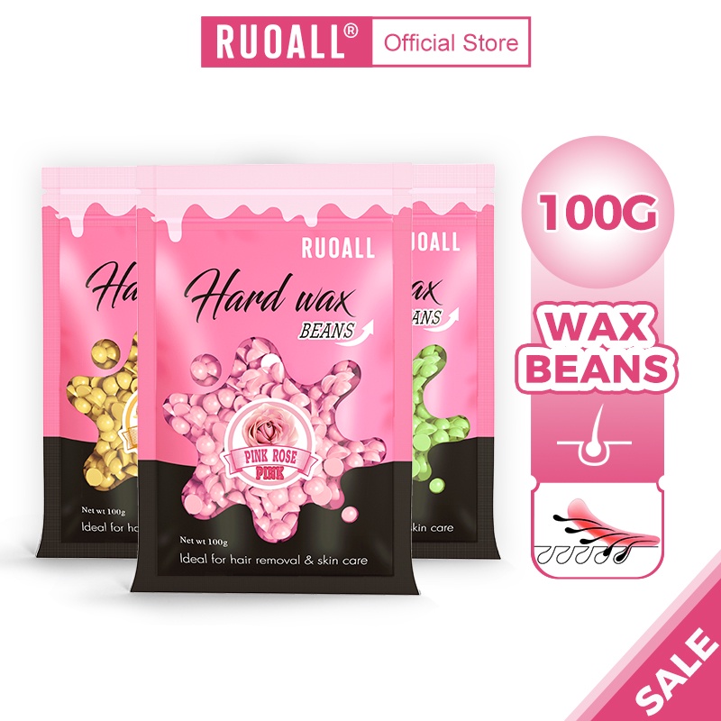 Ảnh Sáp hạt đậu tẩy lông 100g chuyên nghiệp RUOALL 1