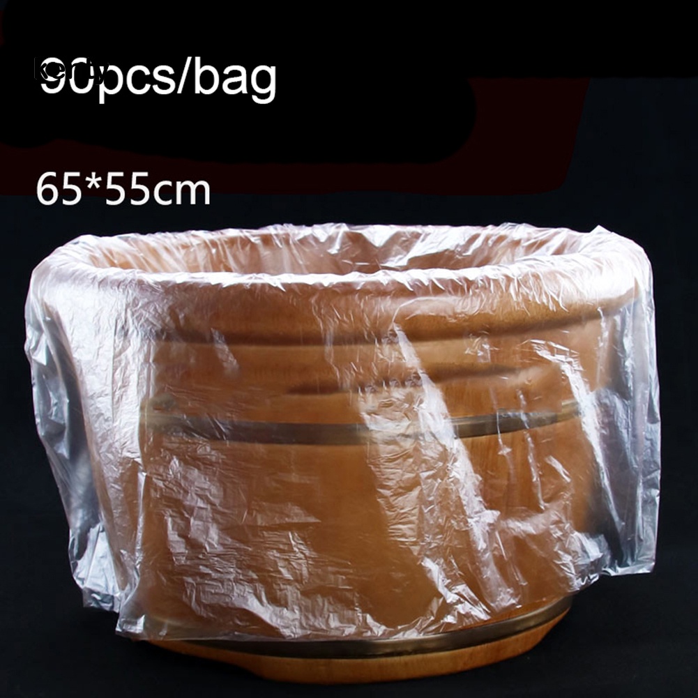 Bộ 90 Túi Bọc Bồn Ngâm Chân Bằng Nhựa Dùng Một Lần