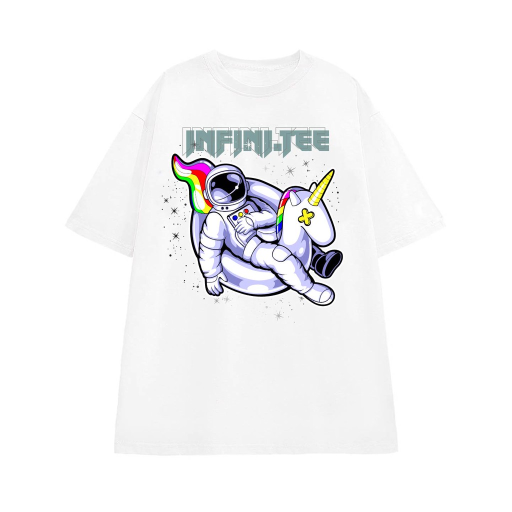 Áo thun INFINITEE Fni0874, Thun 100% Cotton - form rộng Unisex. Nam - 20819194