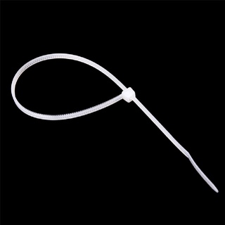 Queenten Set 100 Dây Rút Nylon Tự Khóa Cáp Màu Trắng Đen