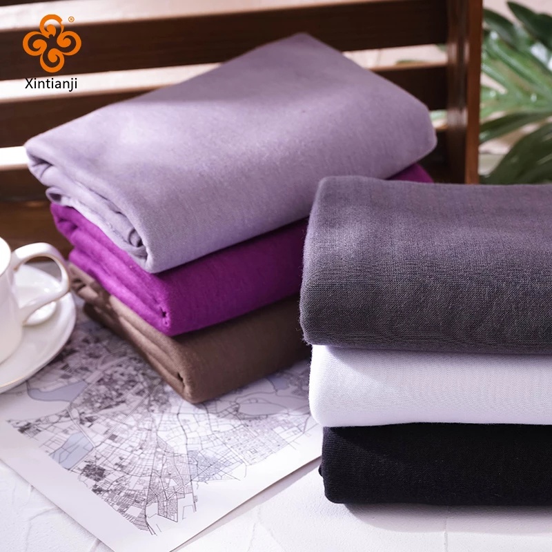 100% Thân Thiện Với Môi Trường Nhìn Xuyên Qua Sợi Tre Vải cotton Mỏng Tre Kain Pasang DIY Áo Thun 0.5Meter A0126