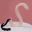 OXXGGKAO Anime Cosplay Đạo Cụ Mèo Tai Và Đuôi Bộ Sang Trọng Lông Thú Tai Hairhoop Carnival Trang Phục Tiệc Lạ Mắt Đầm