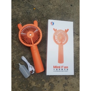 Quạt Phun Sương Cầm Tay 3 Chế Độ Gió- Pin Sạc Tiện Lợi