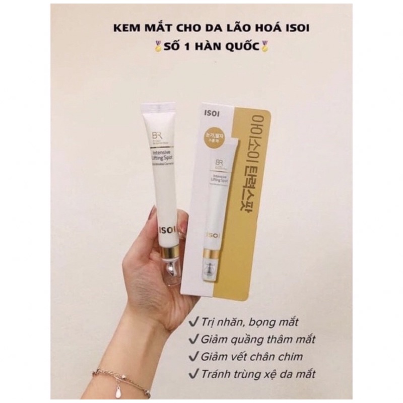 Kem dưỡng vùng da Mắt Isoi Bulgarian Rose Intensive Lifting Spot