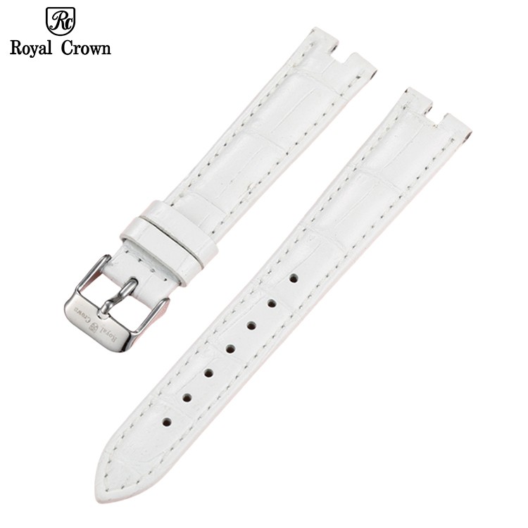 Dây Da Đồng Hồ Royal Crown Có Lỗ 3628 6305 Thay Rời Chính Hãng 16mm 14mm