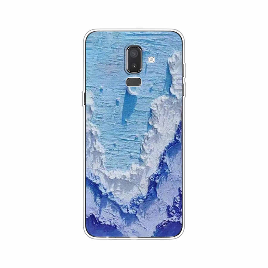 Ốp Điện Thoại TPU Dẻo In Họa Tiết Độc Đáo Thời Trang Cho Samsung Galaxy j7 pro j5 2017 J8 2018 A01