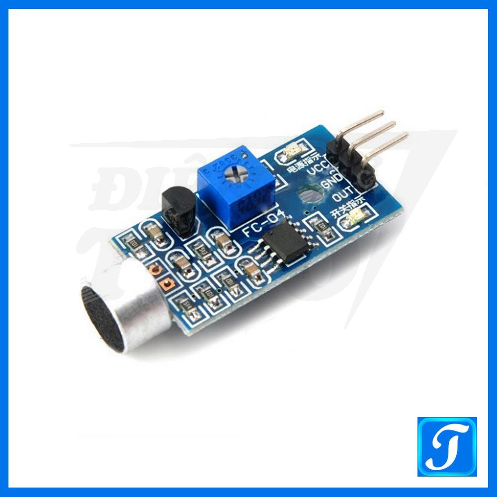 Cảm biến âm thanh LM393 / Module Ultrasonic Sensor 5v 3.3v | Shopee ...