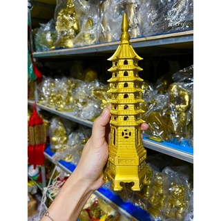 Tháp Văn Xương 7 tầng bằng đồng Vật Phẩm Phong Thuỷ
