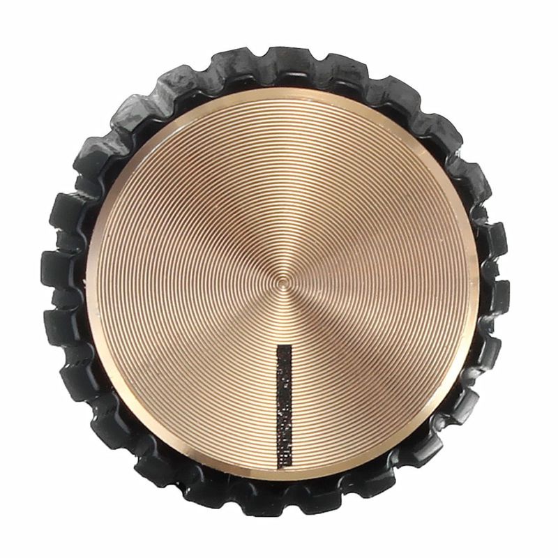 10x Guitar AMP Amplifier Núm Push-on Đen + Mũ vàng cho Bộ khuếch đại Marshall