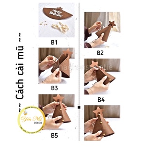 Mũ sinh nhật kiểu Hàn Quốc đội đầu cực dễ thương,Phụ kiện sinh nhật cho bé và người lớn Yến Nhi Shop