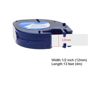 Cuộn Băng Keo Dymo LetraTag 10H00T 1000T Dymo Lete Dymo Letrag Bằng Nhựa Chuyên Dụng Chất Lượng Cao