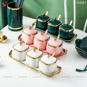 Bộ đựng gia vị phong cách Bắc Âu