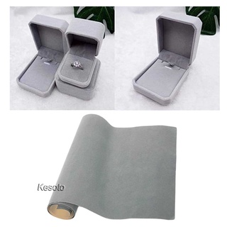 [Kesoto] Mặt sau Tấm tự dính Velour Craft Sticker Màu đỏ