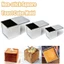 Hộp bánh mì nướng CODECOVED DIY Dụng cụ nướng bánh chống dính Dụng cụ nướng bánh nhà bếp có nắp