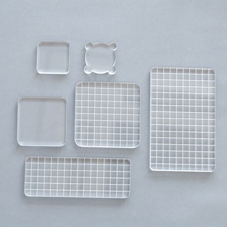 Jianwu 1 Pha Lê Acrylic Tem Trong Suốt Con Dấu Creat Friend Quà Tặng Phụ Kiện Chất Lượng Cao Plexiglass DIY Văn Phòng Phẩm Đồ Dùng Học Tập