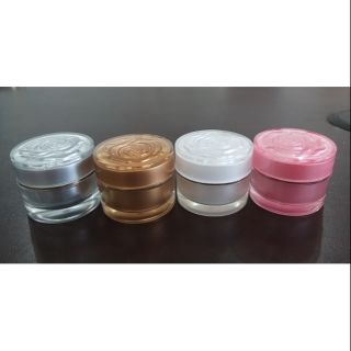 Hủ Kem Cao Cấp 10G Nắp Hoa Hồng - T44 - Thân Nhiều Màu Siêu Xinh