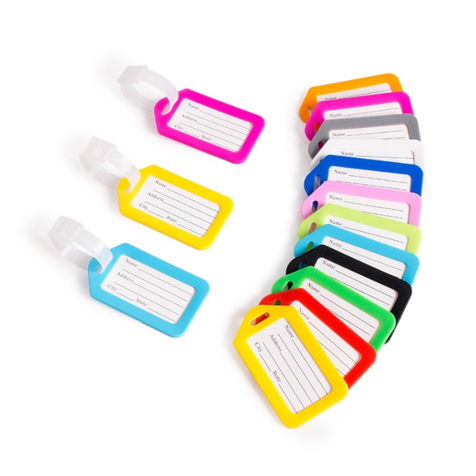 Thẻ hành lý Name tag bảng tên dùng để ký gửi hàng hóa đi du lịch THL02