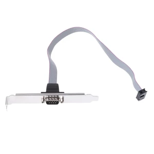 Yoo Serial Port 9 pin DB9 RS232 Bo mạch chủ máy tính Khung gầm vách ngăn Dây 28cm 11in