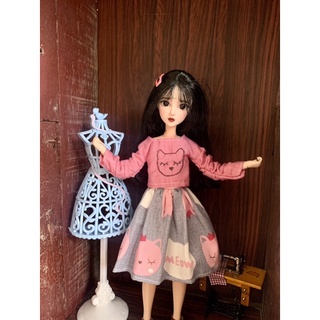 Set áo váy mèo size blythe, xinyi,barbie
