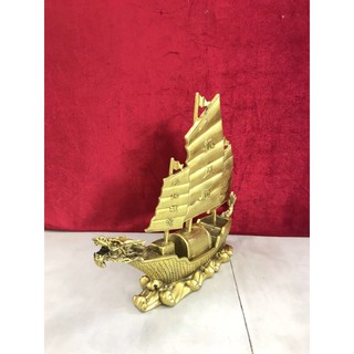 Thuyền Buồm Phong Thuỷ Thuận Buồm Xuôi Gió Đón Tài Lộc Tiên Của Vật Phẩm bằng đồng
