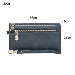 Hàng sẵn có Ví dài thời trang dành cho nữ Mini Clutch Hộp đựng thẻ đa chức năng Ví đựng tiền xu