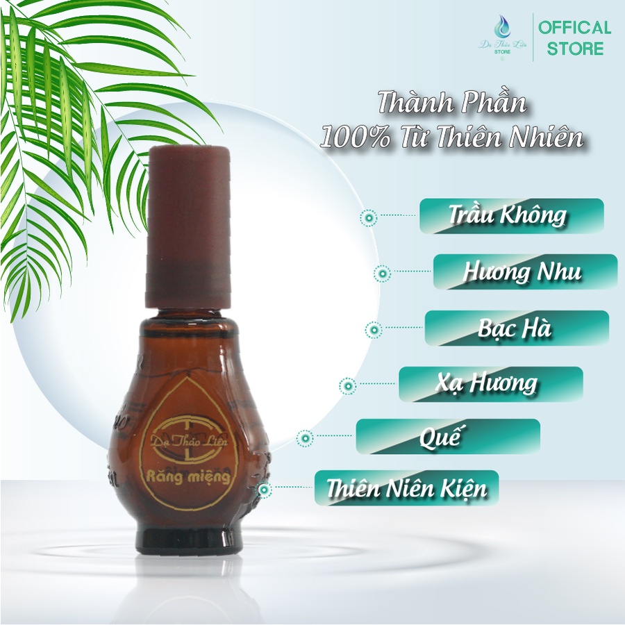 Ảnh Tinh Dầu Răng Miệng Dạ Thảo Liên 20ml Thảo Dược Thiên Nhiên,  Da Thao Lien Oral Essential Oil 100% natural 20ml 2
