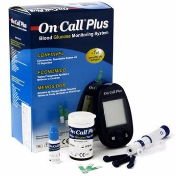 Máy đo đường huyết Oncall Plus tặng kèm 25 que thử - Máy đo tiểu đường On Call Plus