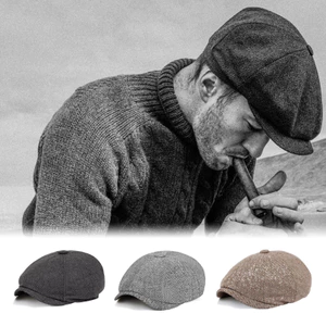 Mũ beret thiết kế phong cách thời trang cổ điển thịnh hành cho nam