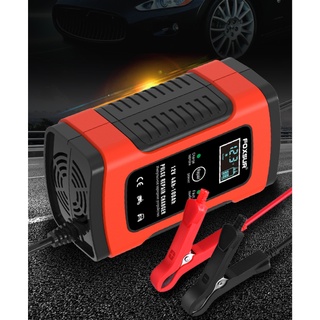 Sạc - Sạc bình ắc quy xe máy ô tô 12v 100ah FOXSUR tự ngắt khi đầy, máy sạc bình ac quy tự động chống ngược cực