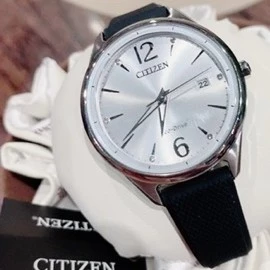 Đồng hồ pin năng lượng mặt trời nữ Citizen eco-drive FE6100-16A dây silicone thời trang đẹp cao cấp