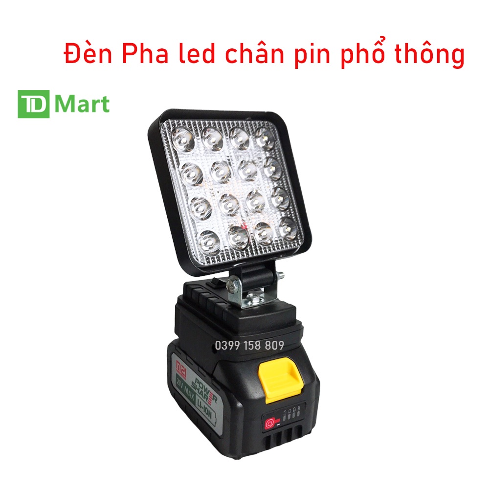 Đèn pha LED sử dụng Pin chung chân Pin MAKITA Phổ Thông | Shopee Việt Nam
