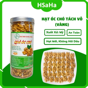 Hạt Óc Chó Tách Vỏ HSaHa, Nhân Óc Chó Mỹ Vàng Cho Bà Bầu, Cho Bé Ăn Dặm, Hạt Mới, Không Hôi Dầu
