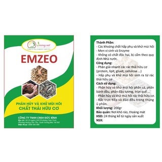 Combo chế phẩm ủ rác nhà bếp EMZEO và EMIC - bộ đôi hoàn hảo. .