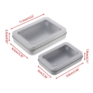 De Tinplate Hộp Bảo Quản Hình Chữ Nhật Niêm Phong Tổ Chức Trang Sức Cho Hộp Đựng Cho Vòng Cổ Bông Tai Hộp Đựng Blessin