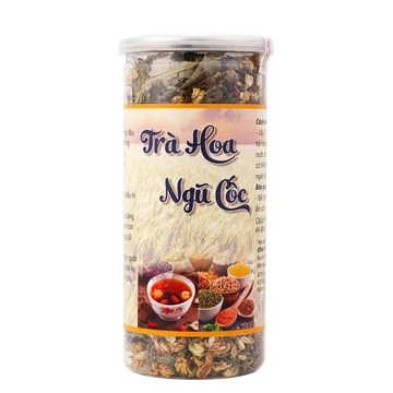 Trà hoa ngũ cốc có hoa nhài, lá sen, hoa hòe và đỗ đen xanh đều là thảo dược thanh nhiệt giải độc tốt nhất hiện nay-THD