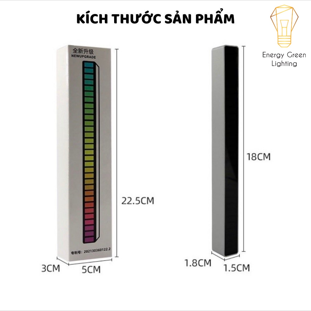Ảnh Đèn LED RGB Energy Green Lighting SF06 Nháy Theo Nhạc - Decor 16 Triệu Màu Cảm Ứng Âm Thanh 4
