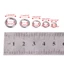 GODD 50 Chiếc Câu Cá Chắc Chắn Thép Không Gỉ Chụp Chia Vòng Dụ Giải Quyết Kết Nối Mới