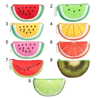 GUSTAVA Trái Cây Túi Đựng Tiền Xu Bé Gái Trẻ Em Dễ Thương Ví Tiền Xu Tai Nghe Túi Bảo Quản Túi Đựng Tiền Túi Ví