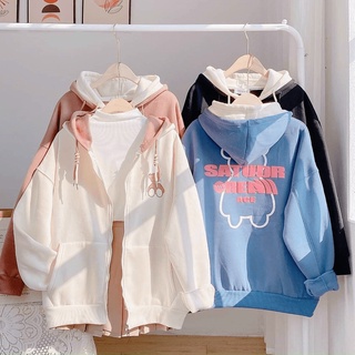 Áo khoác nỉ ngoai PE cánh dơi tay phồng có mũ siêu sang chảnh cá tính 2022 KB FASHION