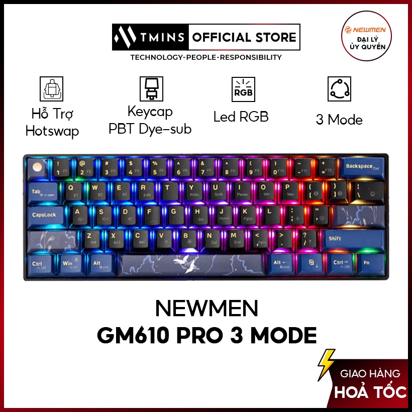  Newmen GM610 Pro Compact Mechanical Gaming Keyboard