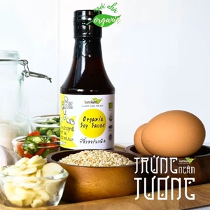 HSD 09/2027 - Nước tương đậu nành hữu cơ LumLum 200ml - Organic Soy Sauce