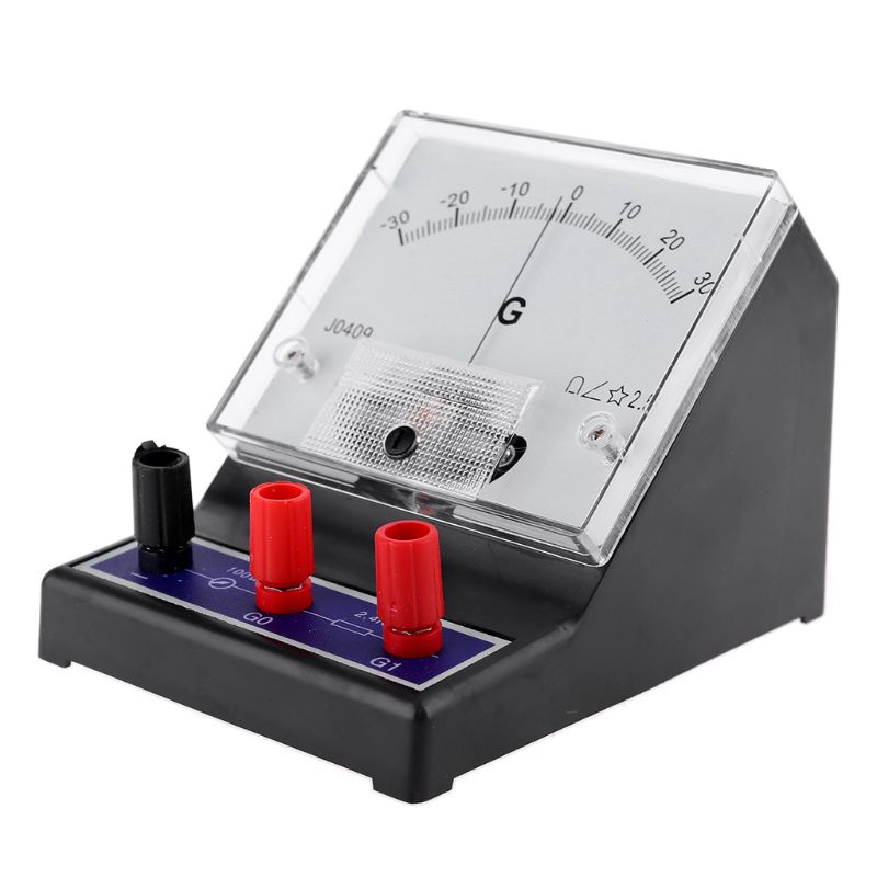 Lidu1 Nâng Cấp Galvanometer -30-0-30 Galvanometer Khoa Học Ampe Cảm Biến Nhạy Cảm Ammeter Detector Analog Giáo Dục