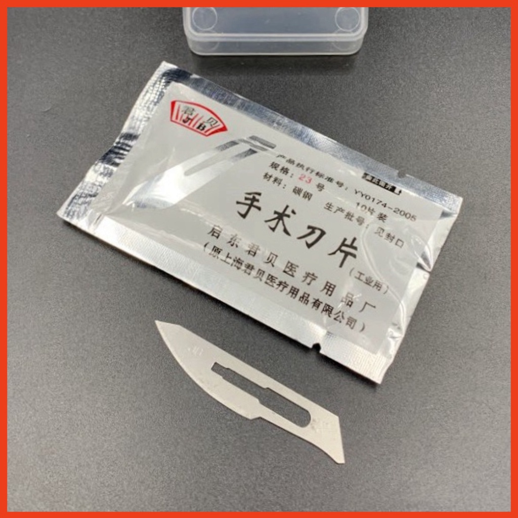 Lưỡi dao JUNBEI dùng để cắt, cạo, tách keo và hỗ trợ mở máy sửa chữa điện thoại. 10 lưỡi