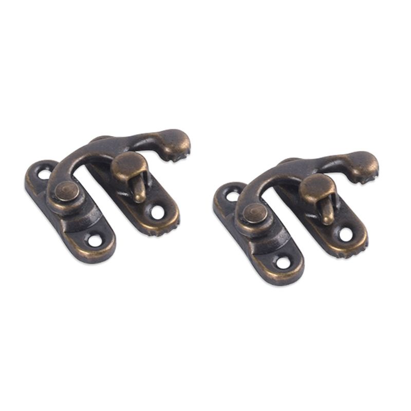 Chốt Khóa Gài Bằng Đồng Cổ Điển 29mm x 33mm