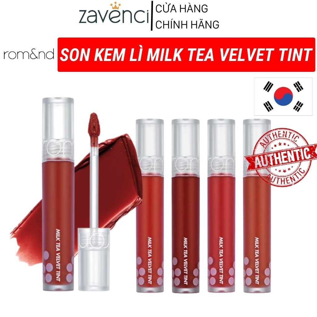 Son Kem Lì Romand Milk Tea Velvet Tint Bền Màu Hương Chocolate 4g Shopee Việt Nam 5675