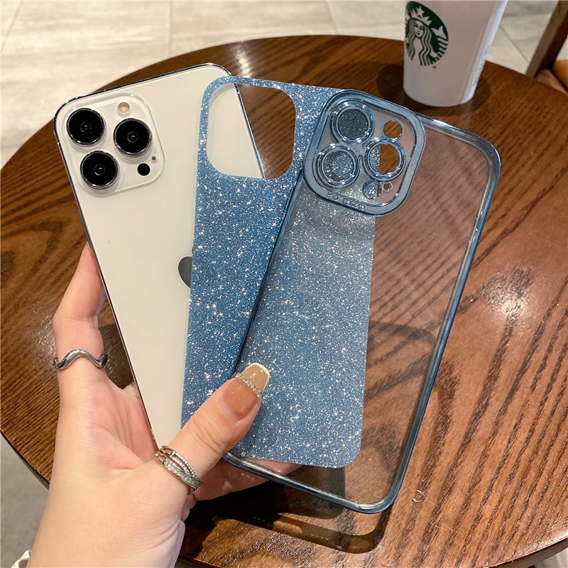 Ốp Điện Thoại Mềm Họa Tiết Gấu 6D Lấp Lánh Cho Iphone 13 12 11 Pro MAX 7+ 8Plus SE 2020 XR XS MAX XX