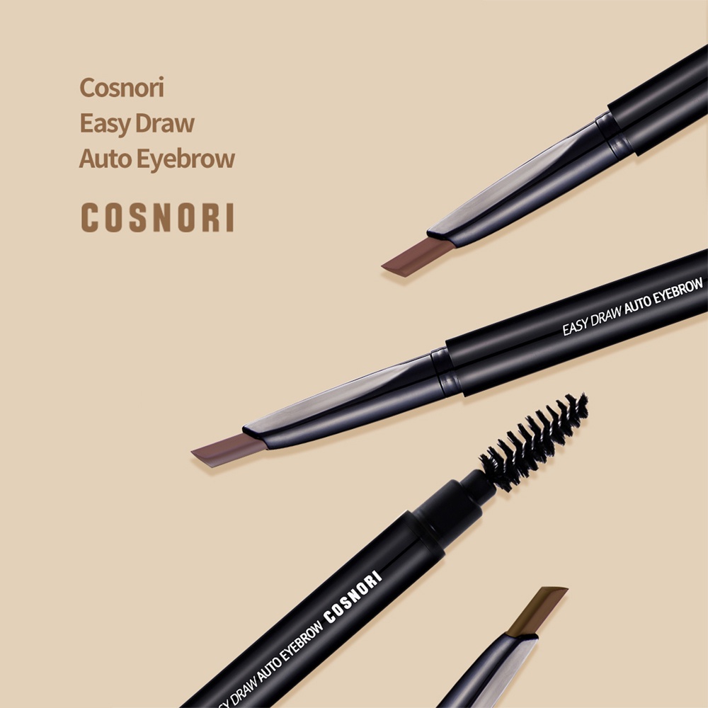 Bút kẻ lông mày cho người mới bắt đầu Cosnori Easy Draw Auto Eyebrow dễ vẽ với 4 màu tùy chọn