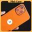 Miếng dán lưng da màu cam cho iPhone 12- 17promax