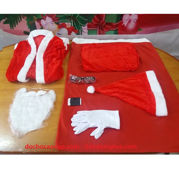 Trang phục đóng ông già Noel - Mã số MS2(Chỉ giao tại Hà Nội)