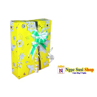 [CAO CẤP] HỘP QUÀ GIẤY KIẾNG CHỮ NHẬT 24cm + TẶNG KÈM NƠ - HỘP GÓI QUÀ TẶNG CỰC ĐẸP TIỆN LỢI